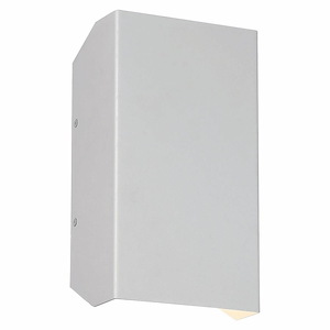 Amora - 32W 2 LED Outdoor Wall Mount In Contemporary Style-10 Inches Tall and 5.5 Inches Wide