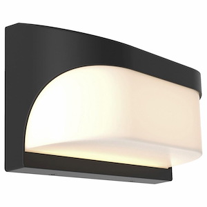 Laguna - 10W 1 LED Outdoor Wall Sconce In Modern Style-5 Inches Tall and 9 Inches Wide