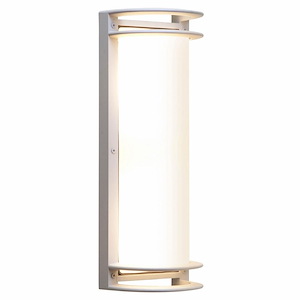 Nevis-Two Light Outdoor Bulkhead Wall Mount-6 Inches Wide by 16.75 Inches Tall