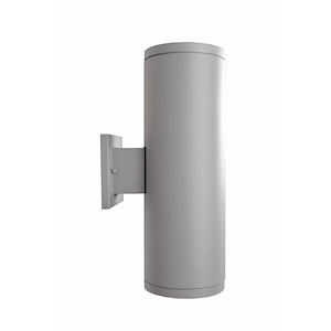 Sandpiper-30W 2 LED Outdoor Large Round Wall Mount-6 Inches Wide by 18 Inches Tall