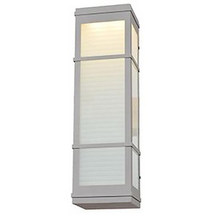 Metropolis-28W 1 Led Large Outdoor Wall Mount-5.85 Inches Wide By 20 Inches Tall
