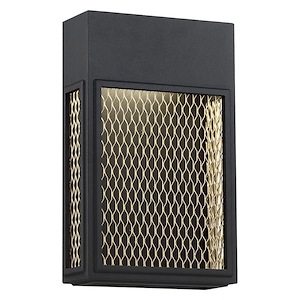 Metro-Outdoor Large Wall Sconce In Transitional Style-7.5 Inches Wide By 12 Inches Tall