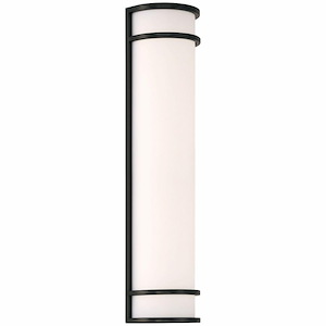 Cove - 23W 1 LED Dual Voltage Outdoor Wall Mount In Contemporary Style-24 Inches Tall and 6 Inches Wide