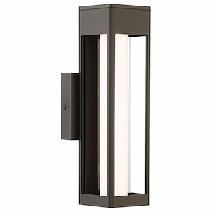 Soll-12W 1 Led Wall Sconce In Contemporary Style-4.75 Inches Wide By 14 Inches Tall
