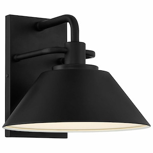 Avalon - 12W 1 LED Large Outdoor Wall Mount In Transitional Style-9.5 Inches Tall and 11 Inches Wide