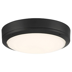 Rockaway - 20W 1 LED Dual Voltage Outdoor Flush Mount-3.5 Inches Tall and 11 Inches Wide