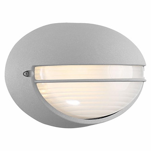 Clifton-9W 1 LED Outdoor Bulkhead in Contemporary Style-8.5 Inches Wide by 5.25 Inches Tall