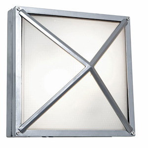 Oden-Two Light Outdoor Wall Mount-10.25 Inches Wide by 10.25 Inches Tall