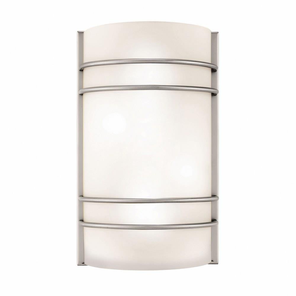 Access 50185-BS/OPL Tabo 2 Light Brushed Steel Wall Sconce Wall