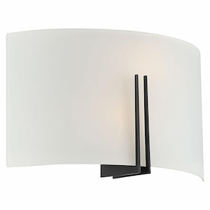 Prong-20W 2 LED Wall Sconce in Contemporary Style-12 Inches Wide by 7.5 Inches Tall