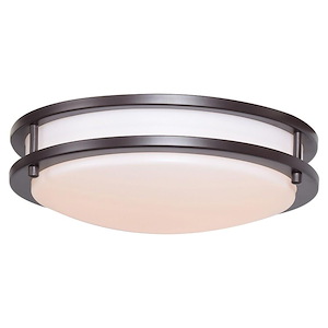 Solero-One Light Flush Mount-12 Inches Wide by 3.5 Inches Tall