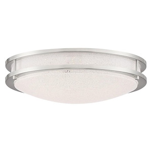 Sparc-Flush Mount in Transitional Style-16 Inches Wide by 5 Inches Tall