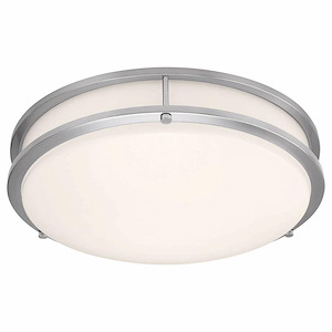 Solero Ii-20W 1 Led Flush Mount In Contemporary Style-12 Inches Wide By 3.75 Inches Tall