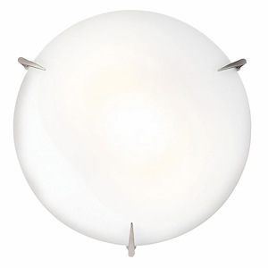 Zenon-Three Light Flush Mount-16 Inches Wide by 3.75 Inches Tall