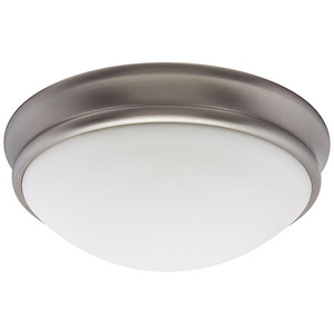 Atom-Flush Mount in Transitional Style-10.5 Inches Wide by 3.5 Inches Tall - 831791