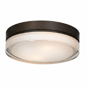 Solid-17W 1 LED Small Flush Mount-9 Inches Wide by 3 Inches Tall - 758440