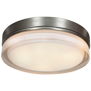 Solid-30W 1 Led Large Flush Mount-11 Inches Wide By 3.5 Inches Tall