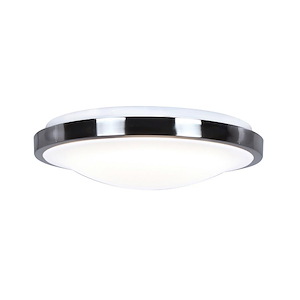 Lucid-Motion Sensor Flush Mount In Transitional Style-16 Inches Wide By 4.25 Inches Tall