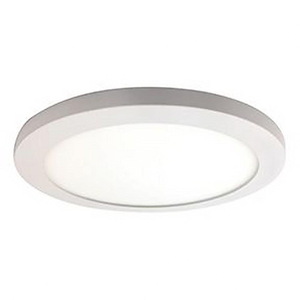 Disc-12W 1 LED Small Round Flush Mount-5.5 Inches Wide by 0.5 Inches Tall