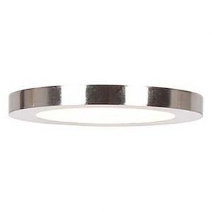 Disc-15W 1 LED Medium Round Flush Mount-7.5 Inches Wide by 0.5 Inches Tall
