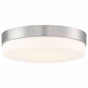 Roma - 30W 1 LED Small Flush Mount In Contemporary Style-3 Inches Tall and 11 Inches Wide - 1265363