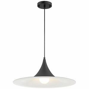 Costa - 4W 1 LED Pendant In Contemporary Style-8.25 Inches Tall and 19 Inches Wide - 1299602