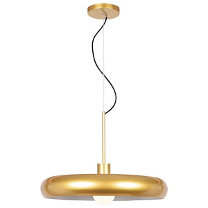 Bistro-12W 1 LED Round Large Pendant-23.75 Inches Wide by 15.5 Inches Tall - 711489