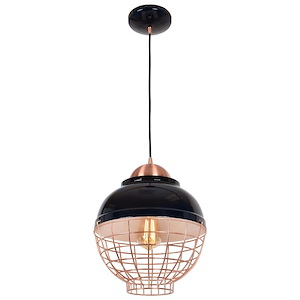 Dive-Led Small Pendant In Contemporary Style-11.5 Inches Wide By 13.25 Inches Tall