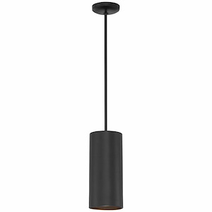 Pilson XL - 1 Light Tall Pendant with Rigid Stem In Modern Style-10.5 Inches Tall and 6 Inches Wide - 1283906