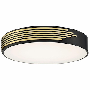 Maestro - 16W 1 LED Flush Mount In Contemporary Style-4 Inches Tall and 13.75 Inches Wide - 1265379