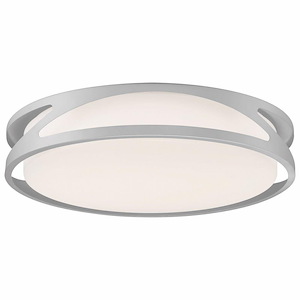 Lucia - 40W 1 LED Flush Mount In Transitional Style-4 Inches Tall and 21.75 Inches Wide - 1265387