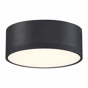 Beat-Flush Mount in Transitional Style-6.75 Inches Wide by 2.25 Inches Tall