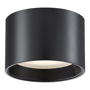 Reel-Large Flush Mount in Transitional Style-8 Inches Wide by 5.25 Inches Tall