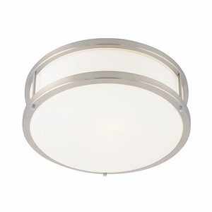 Conga - 10W 1 LED Flush Mount-4.5 Inches Tall and 12 Inches Wide