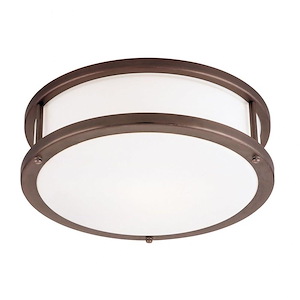 Conga-1 LED Flush Mount-16 Inches Wide by 4.5 Inches Tall