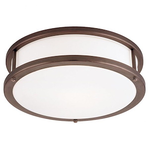 Conga-1 LED Flush Mount-19 Inches Wide by 5.25 Inches Tall