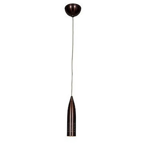 Odyssey-One Light Pendant-2 Inches Wide By 9.25 Inches Tall
