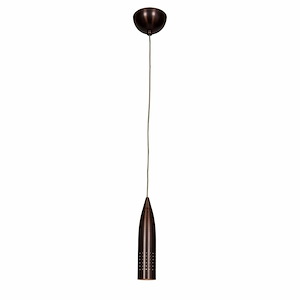 Odyssey - 6W 1 LED Pendant In Style-9.25 Inches Tall and 2 Inches Wide