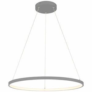 Anello - 30W 1 LED Pendant In Contemporary Style-0.75 Inches Tall and 23.5 Inches Wide - 1265392