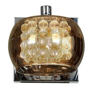 Glam-1 Light Wall Sconce-Vanity Light-4.75 Inches Wide By 4.75 Inches Tall - 522743