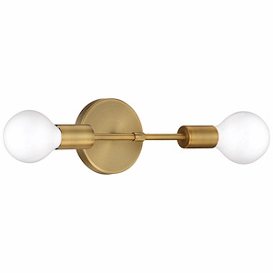 Iconic G - 8W 2 LED Wall Sconce In Contemporary Style-5 Inches Tall and 20 Inches Wide