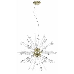 Burst-Pendant in Transitional Style-28 Inches Wide by 31.5 Inches Tall - 936690
