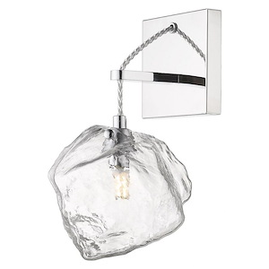 Boulder-Wall Sconce In Transitional Style-5.75 Inches Wide By 10.5 Inches Tall - 1207432