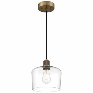 Port Nine - 9W 1 LED Pendant In Transitional Style-9.25 Inches Tall and 9 Inches Wide - 1265426