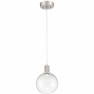Port Nine - 9W 1 LED Pendant In Transitional Style-9.5 Inches Tall and 7.5 Inches Wide - 1265430