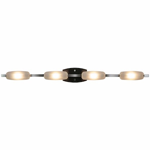 Nido-32W 4 LED Semi-Flush Mount-3 Inches Wide by 5 Inches Tall