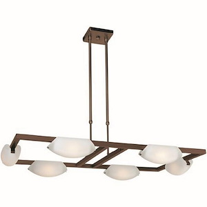 Nido-48W 6 LED Adjustable Chandelier-3 Inches Wide by 4 Inches Tall
