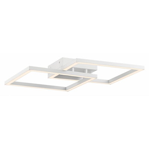 Squared-Ceiling/Wall Mount in Transitional Style-18.5 Inches Wide by 18.5 Inches Tall