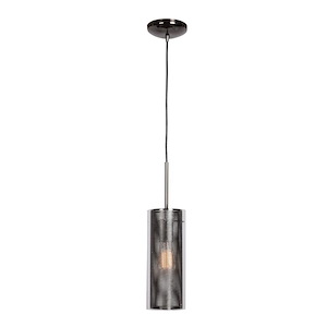 Multis-One Light Encaged Glass Pendant-5.1 Inches Wide By 11.88 Inches Tall - 936715