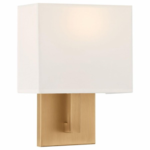 Mid Town - 9W 1 LED Wall Sconce In Transitional Style-10.75 Inches Tall and 8 Inches Wide